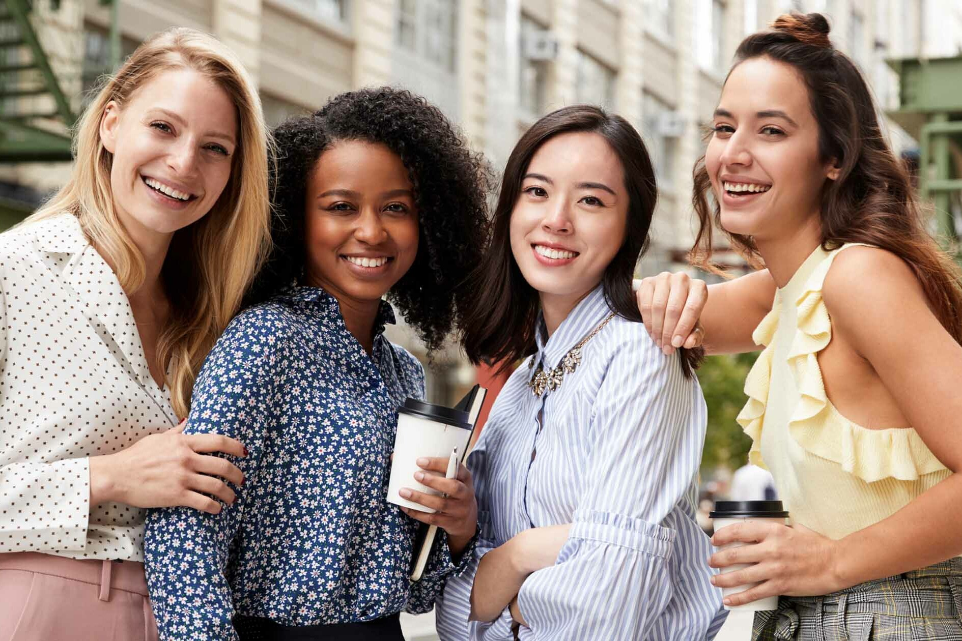 4 Ladies Pose for Camera- Womens Intuition